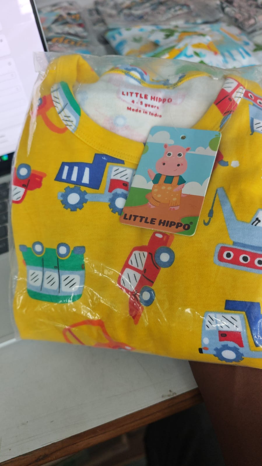 Vehicles Yellow Tank top