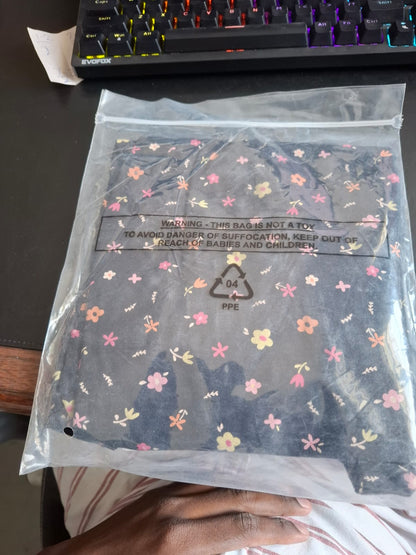 Floral Frock Black