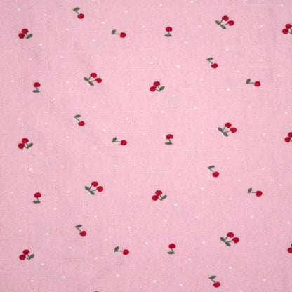 Cherry Ruffle Sleeve