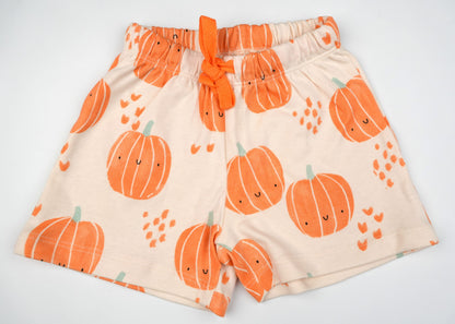 Pumpkin Shorts Set