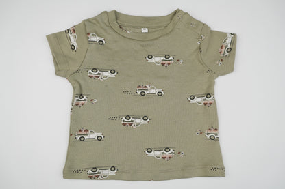 Vintage Car Shorts Set