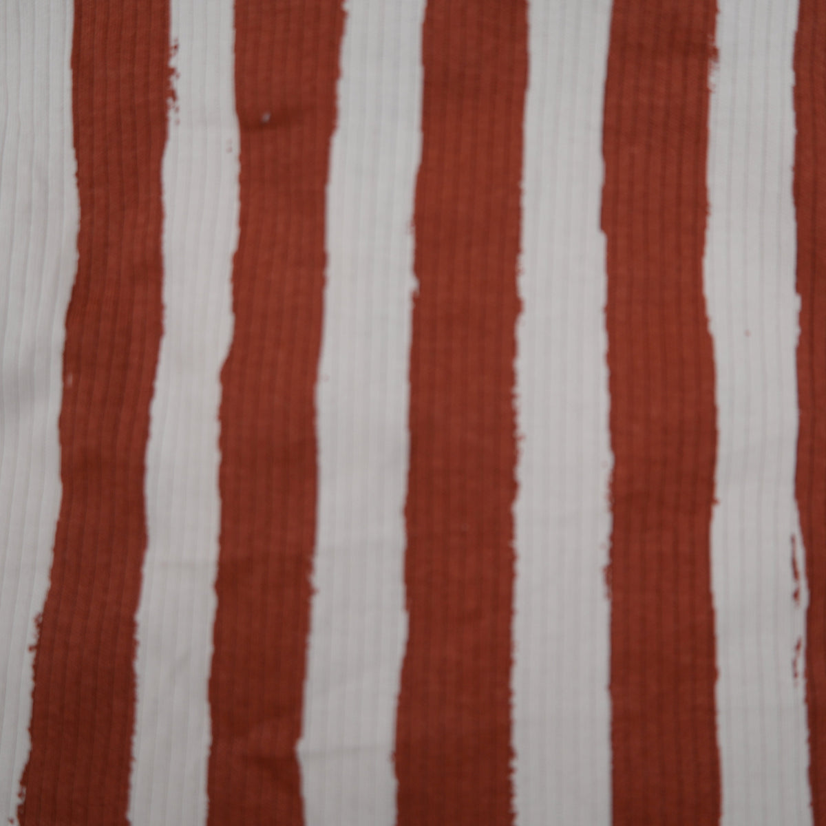 Brown Striped Shorts Set