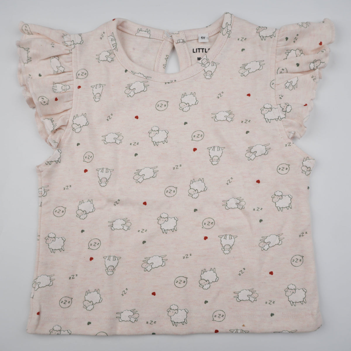 Pink Sheep Shorts Set