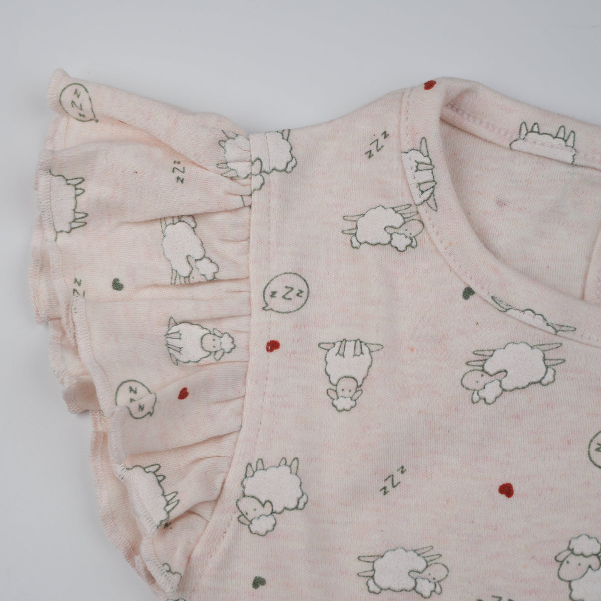 Pink Sheep Shorts Set
