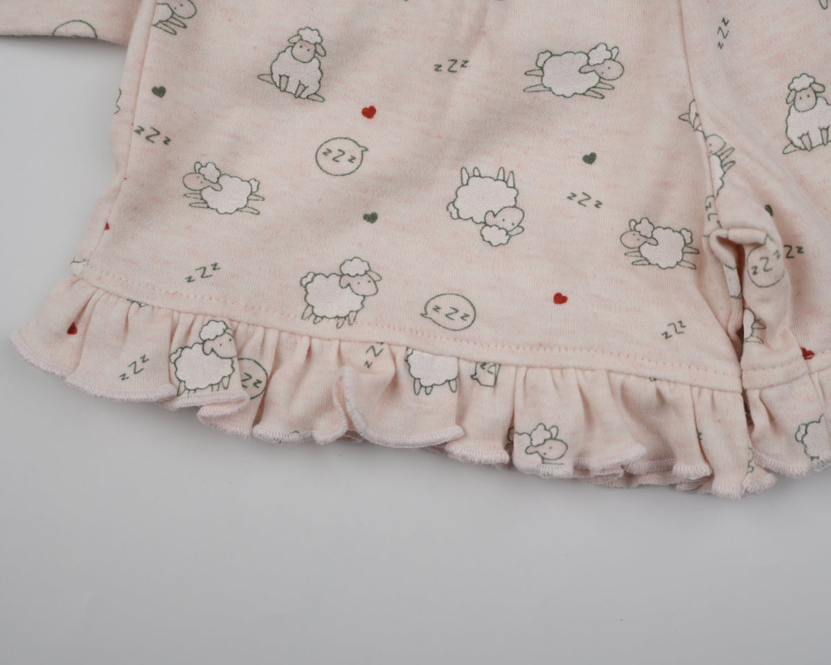 Pink Sheep Shorts Set
