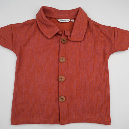 Brick Red Pant Set