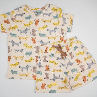 Dogs Shorts Set