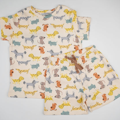 Dogs Shorts Set