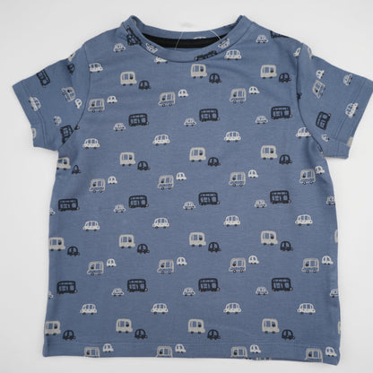 Navy Bus shorts set