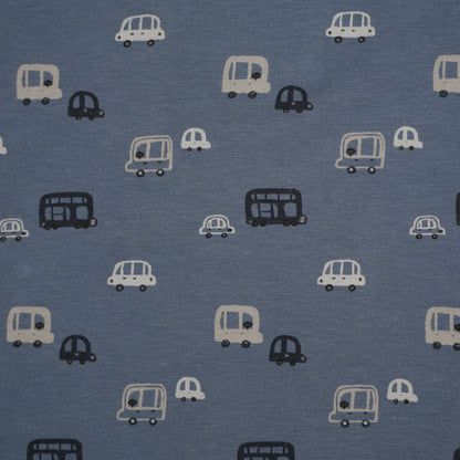 Navy Bus shorts set