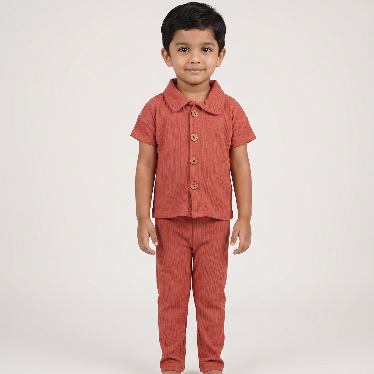 Brick Red Pant Set