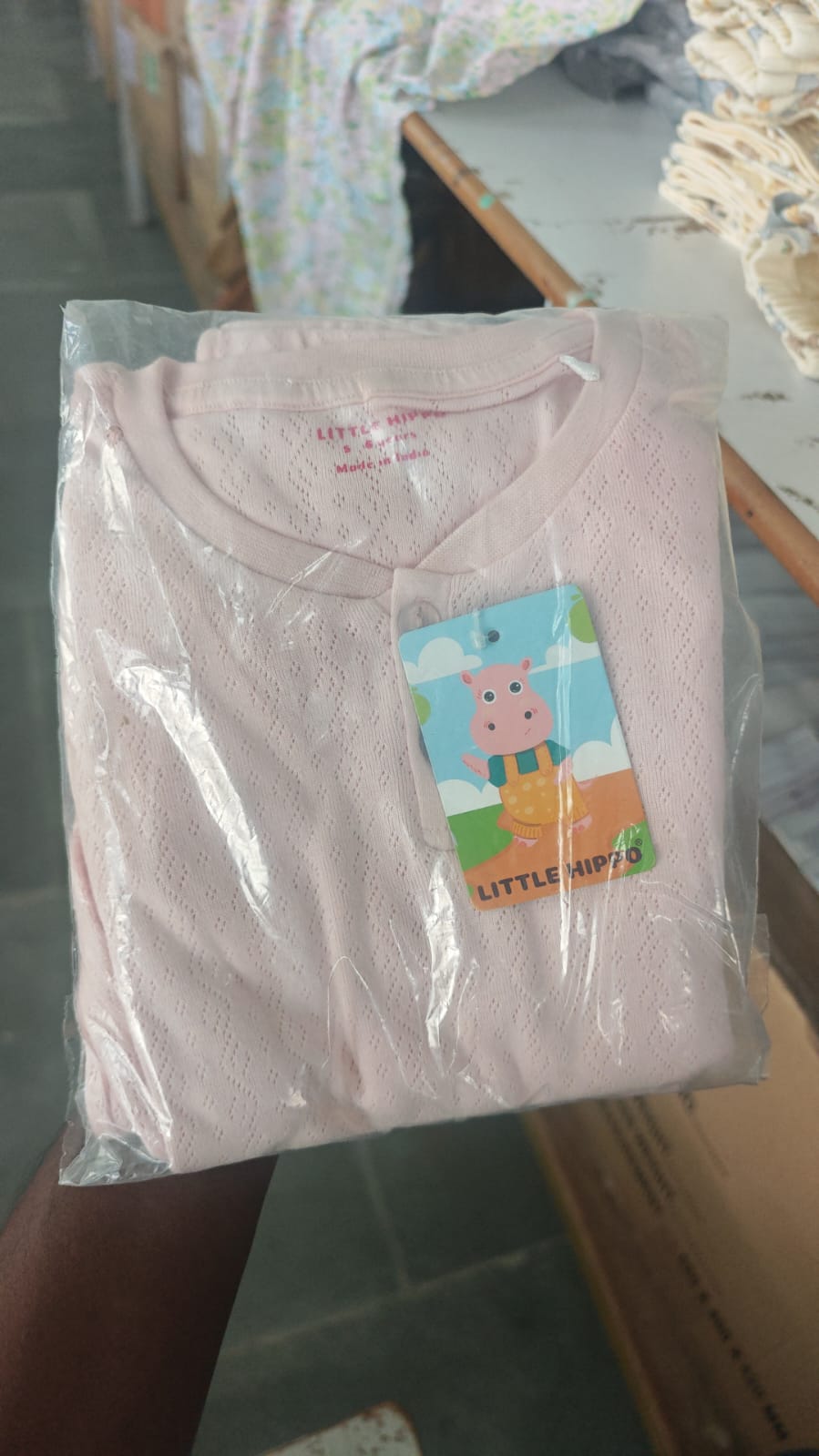 Pointelle Pink