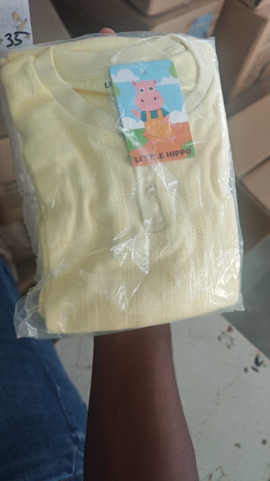 Yellow Pointelle