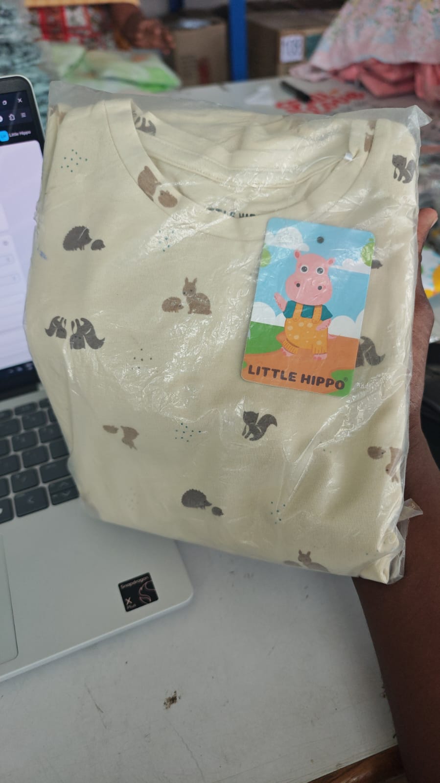 Off White Rabbit & Squirrel