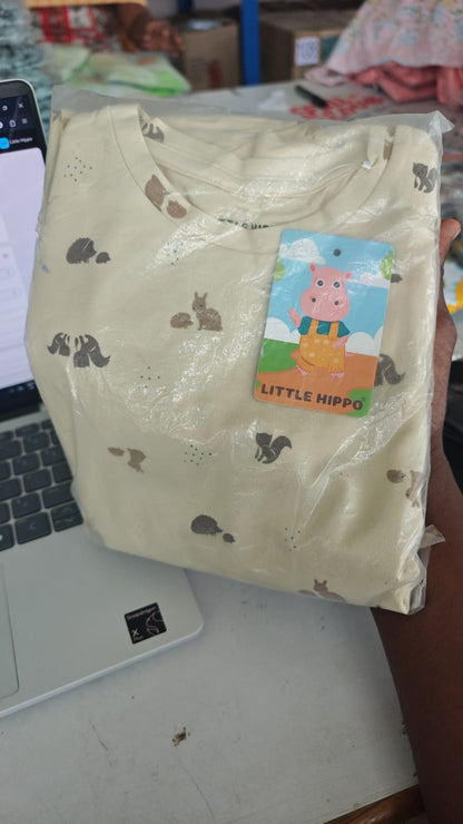 Off White Rabbit & Squirrel