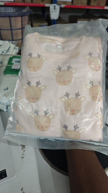 Light Pink Deer Fleece