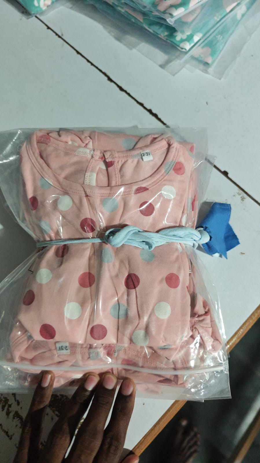 Pink Polka Dots Frock