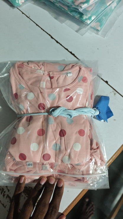 Pink Polka Dots Frock