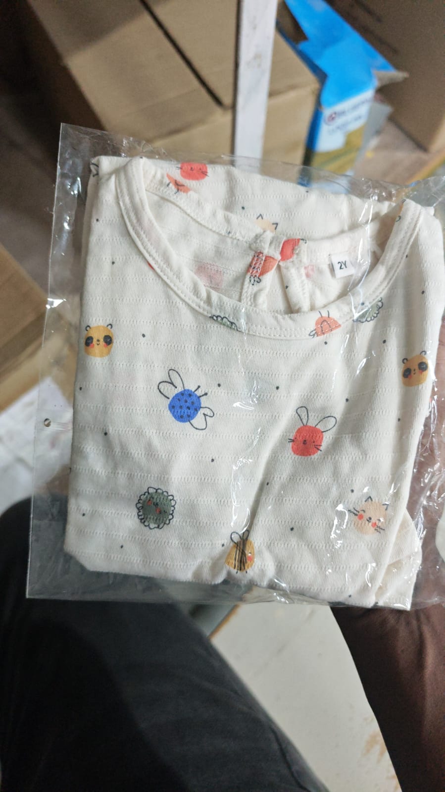 White bee cat frock