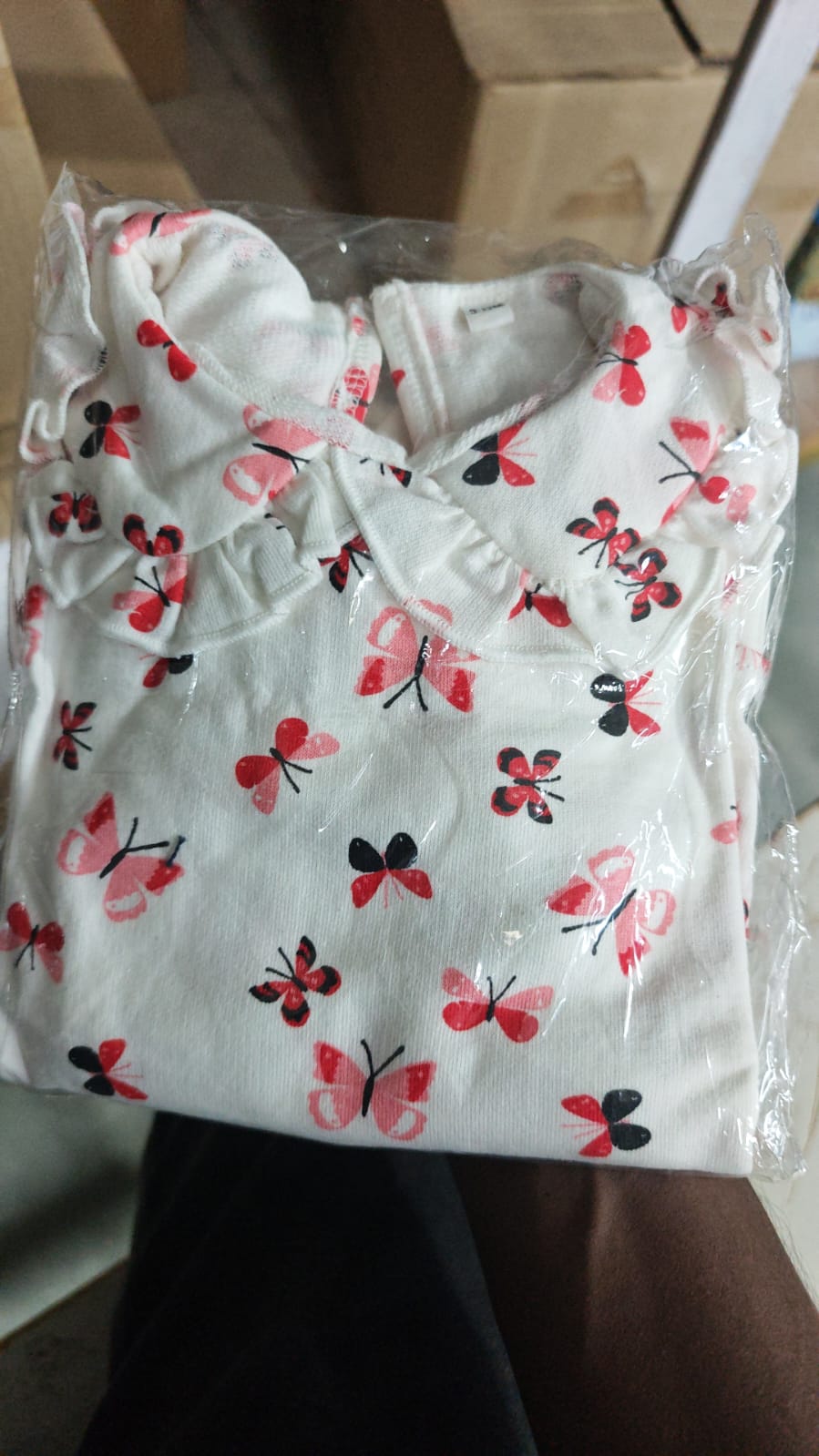 White Fleece Butterfly