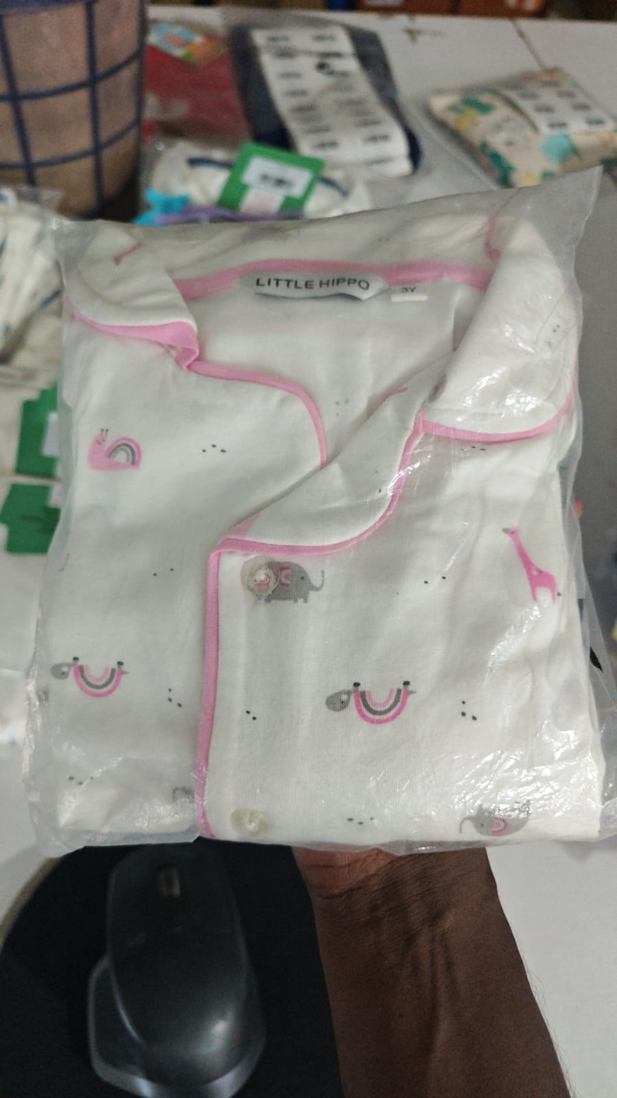 Pink Snail Rainbow Nightwear