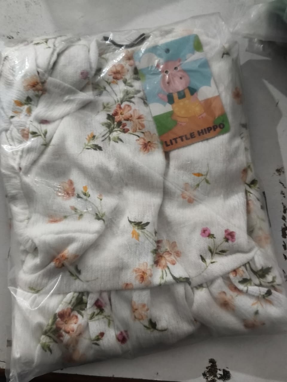 White Floral frock